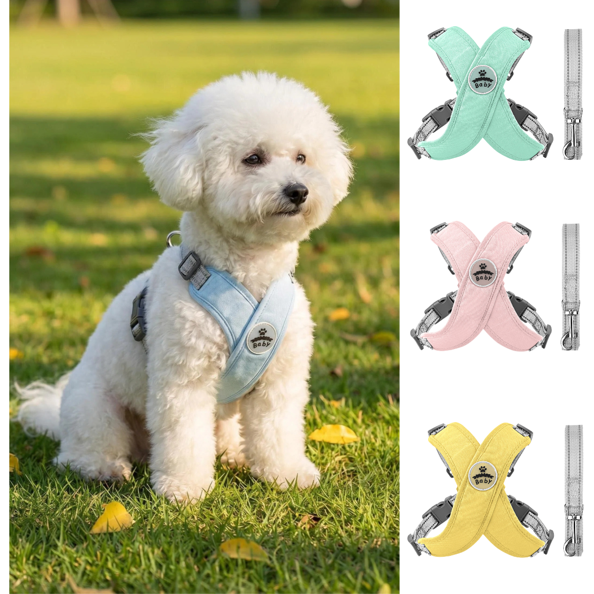 Pet Dog Harness and Leash Set  - огляд і ціна Pet X Supplies & Tack