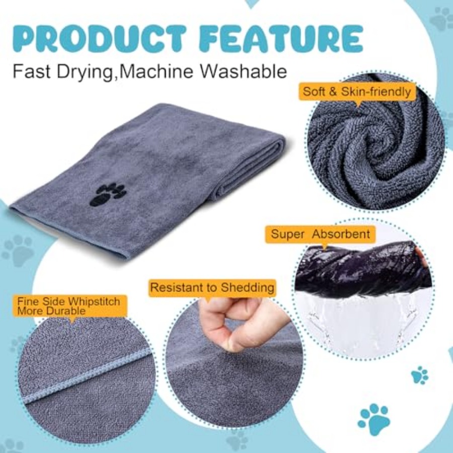 Microfiber Dog Towels for Dryi - огляд і ціна Pet X Supplies & Tack